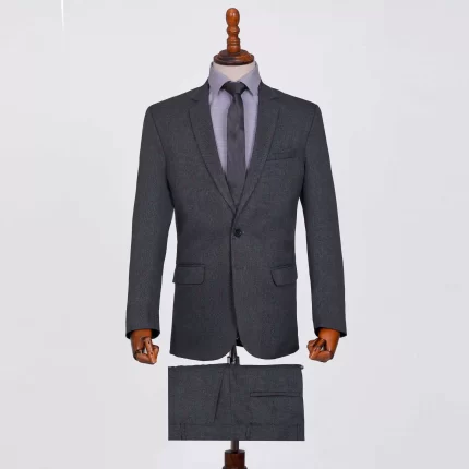 کت و شلوار فاستونی طوسی-مرماریس