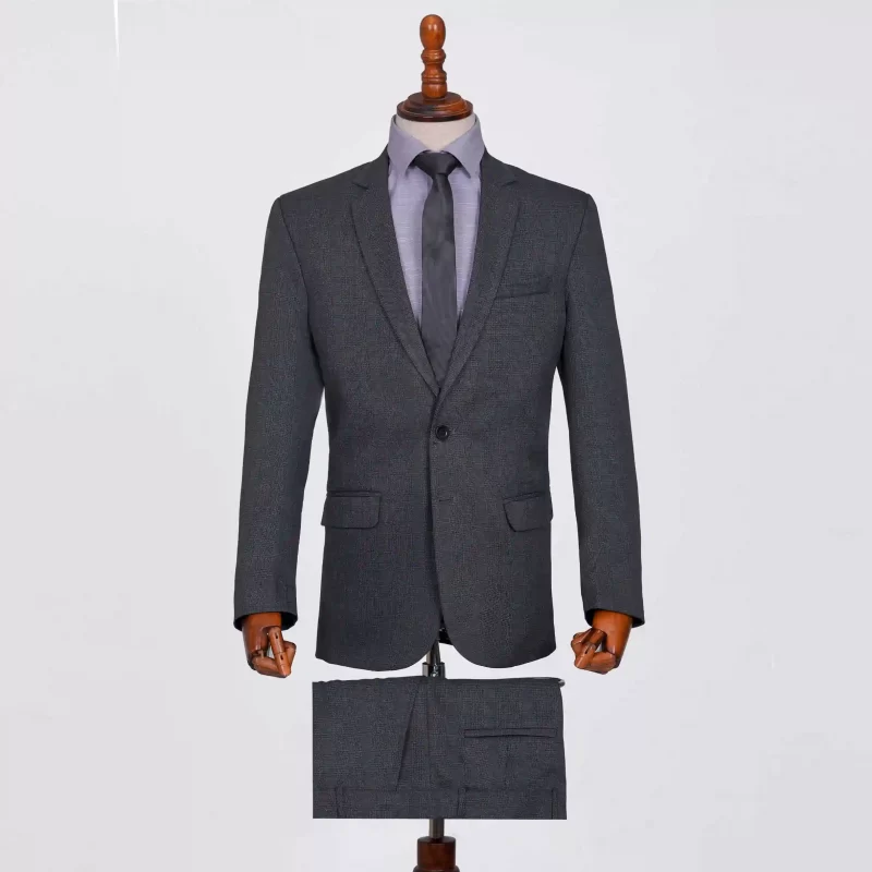 کت و شلوار فاستونی طوسی-مرماریس