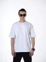 تیشرت سفید مردانه -مرماریس