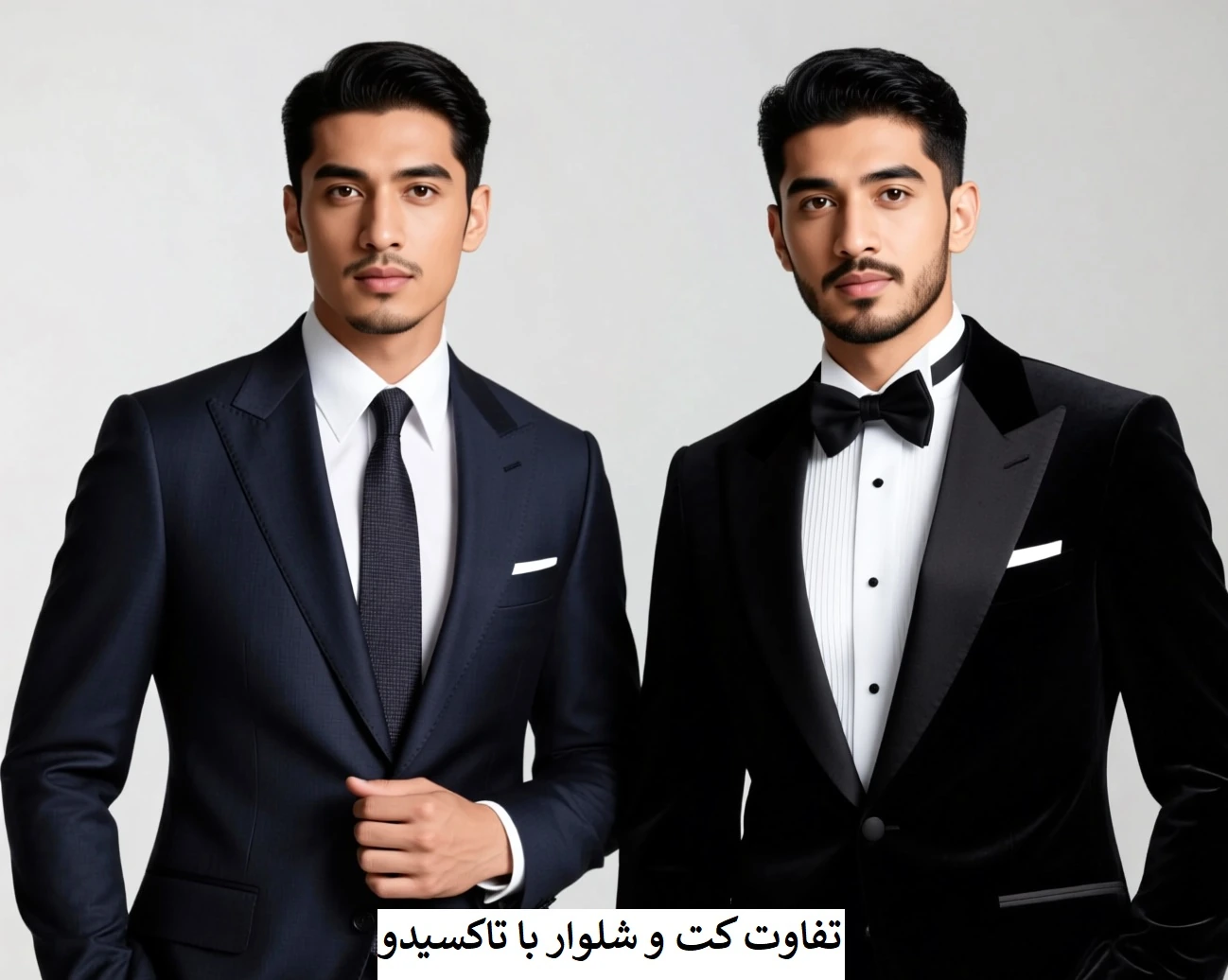 تفاوت کت و شلوار با تاکسیدو-مرماریس