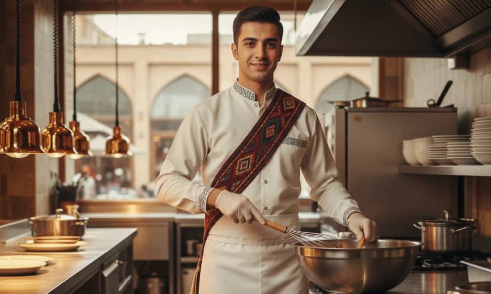 لباس کار رستورانی تبریز